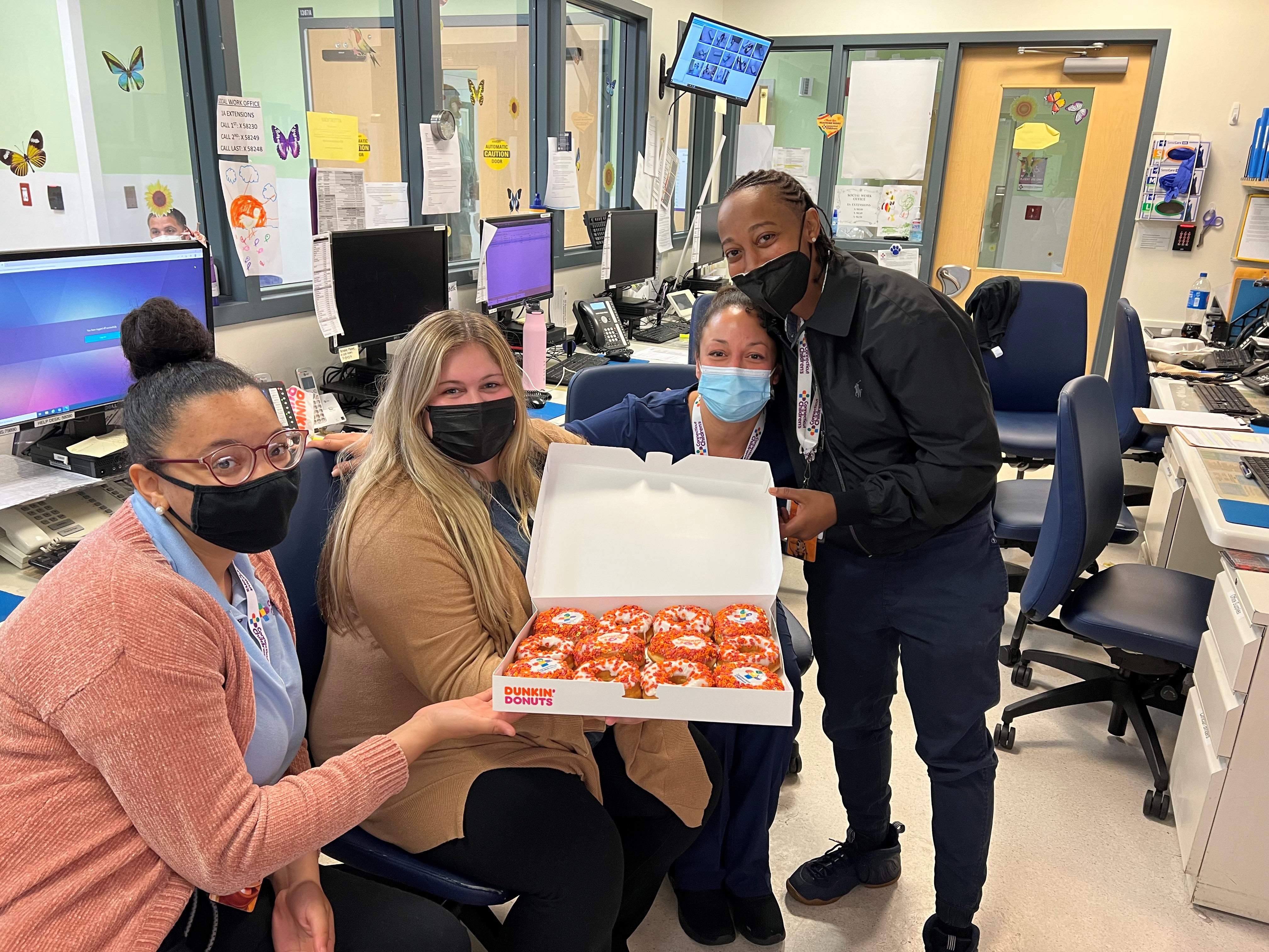 Dunkin' brings joy to our patients and team members!