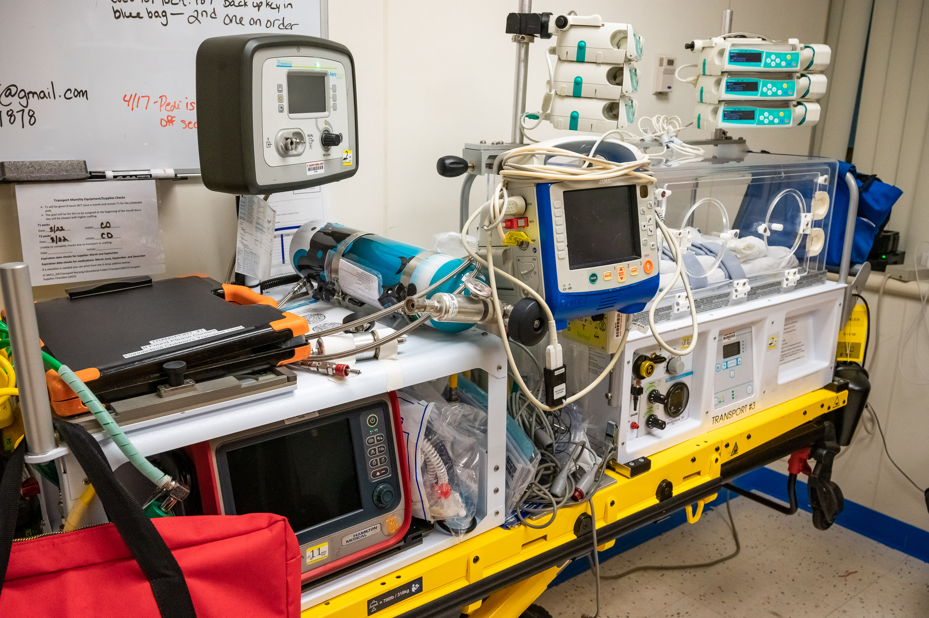 Neonatal Critical Care Transport Equipment