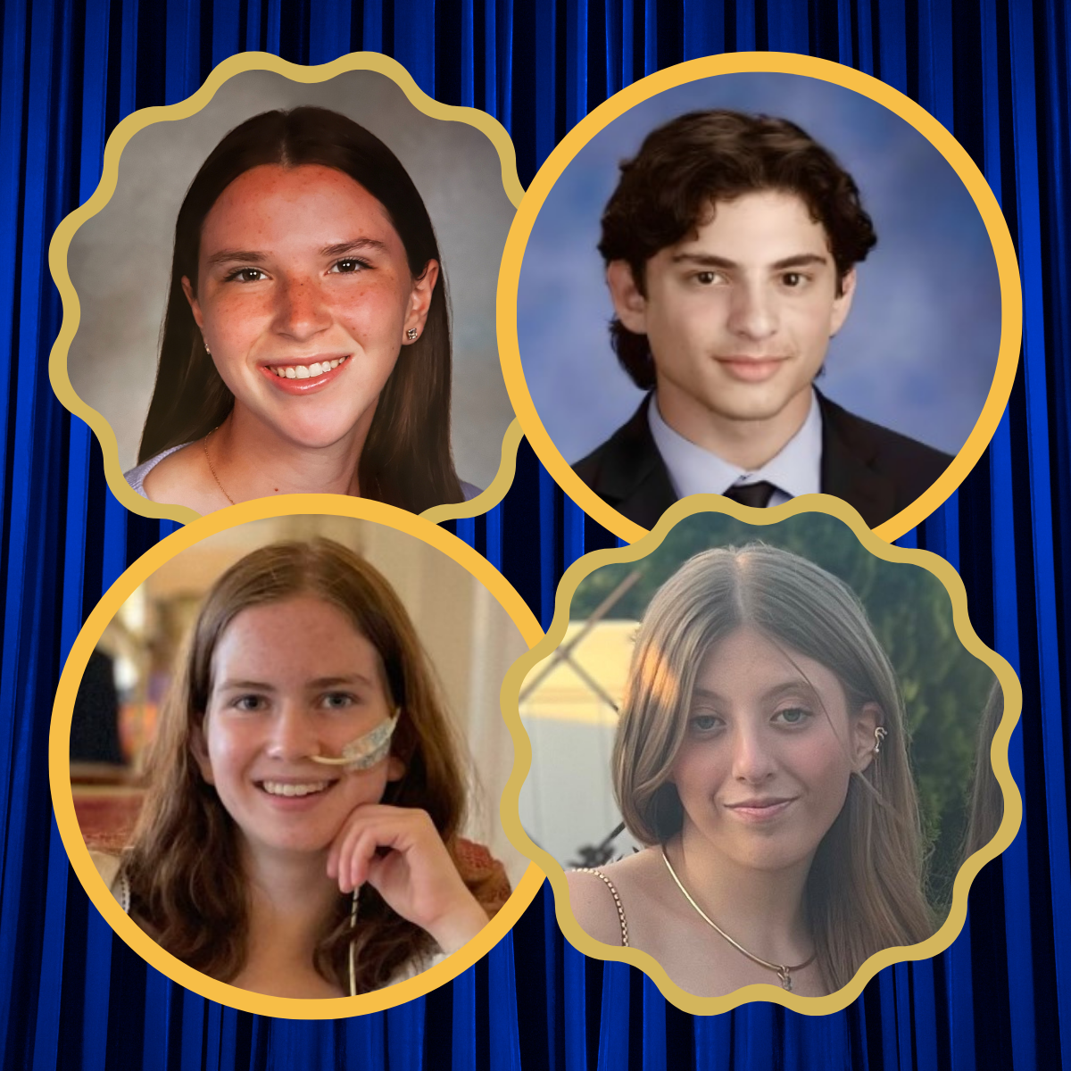 The four recipients of the 2024 Isidore Wise Scholarship are Paige Mahoney, Alexis Brill-Konitshek, Sam Stoltz and Amanda Corrice.