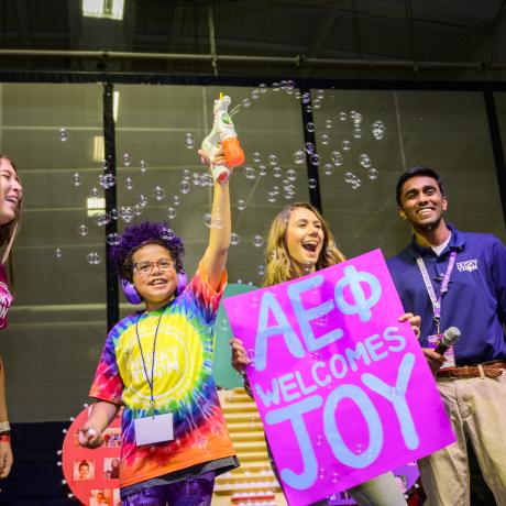 Joy, excited to celebrate HuskyTHON 2020