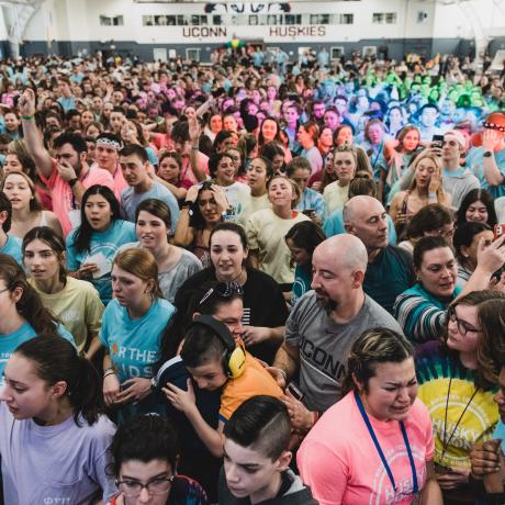 Dancers at HuskyTHON in February 2020 