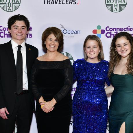 The St. Pierre Family at Connecticut Children's Gala 2023.