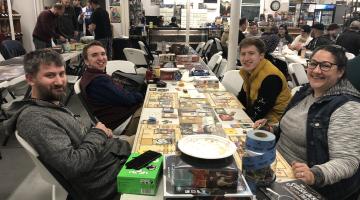 Local gamers gather for games and planning discussions